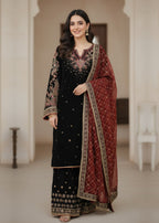 Diara Couture RAMEEN V 02 BLACK Women 3pcs