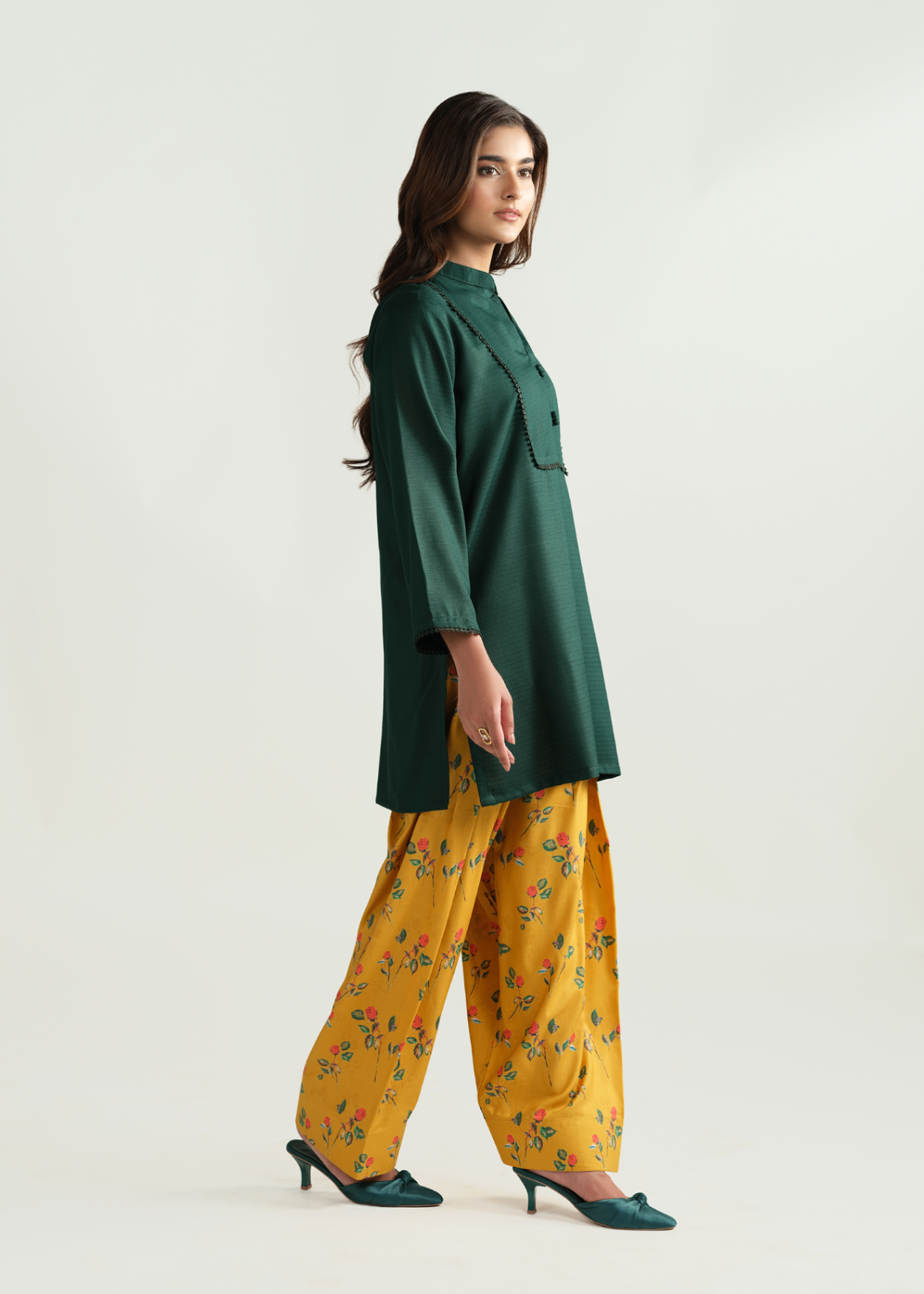 Sinoor Nora Green Stitched Women 2pcs