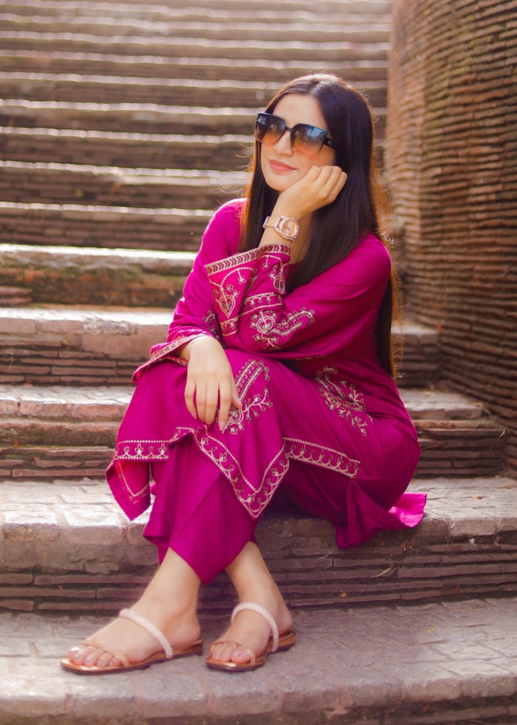 Bin Fatteh Fashion Amber Women 2pcs