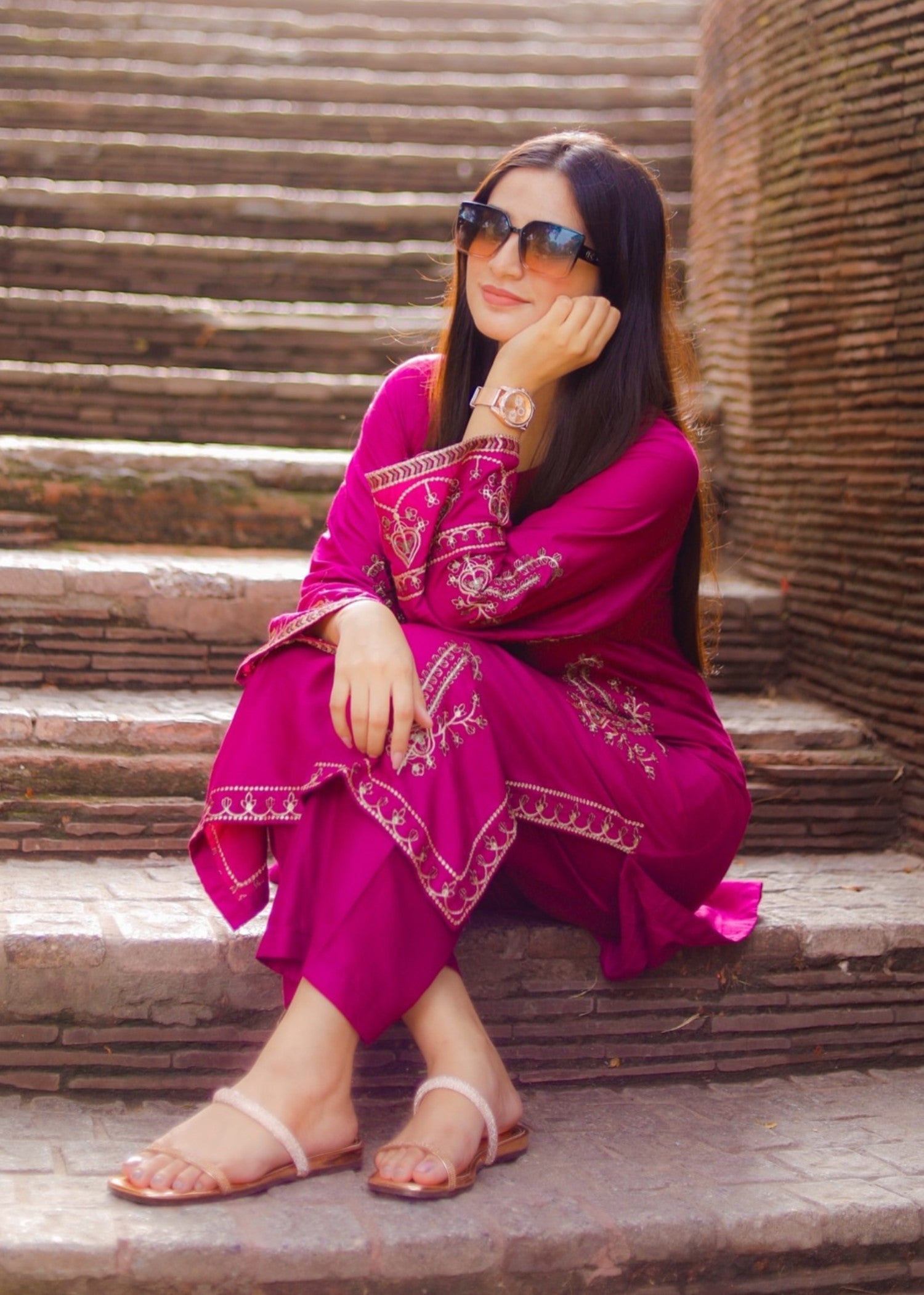 Bin Fatteh Fashion Amber Women 2pcs