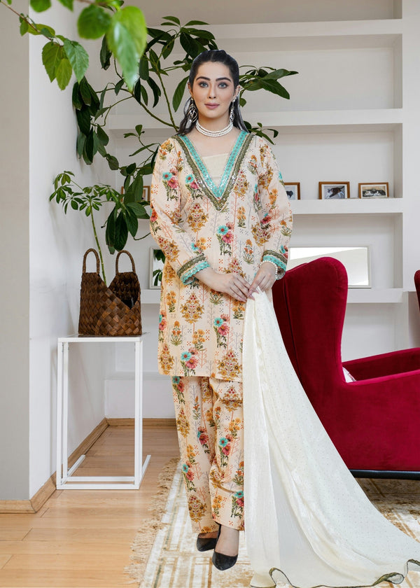 Miss & Mrs Farhsi s lawn ski Women 3pcs
