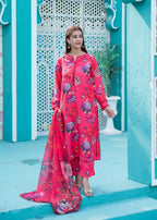 Yolo Pret Printed Arabic Silk Lawn FATAH F25 0014 Women 3pcs