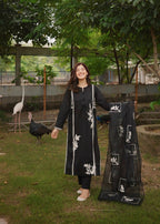Tiraz Noor (Black) Women 3pcs