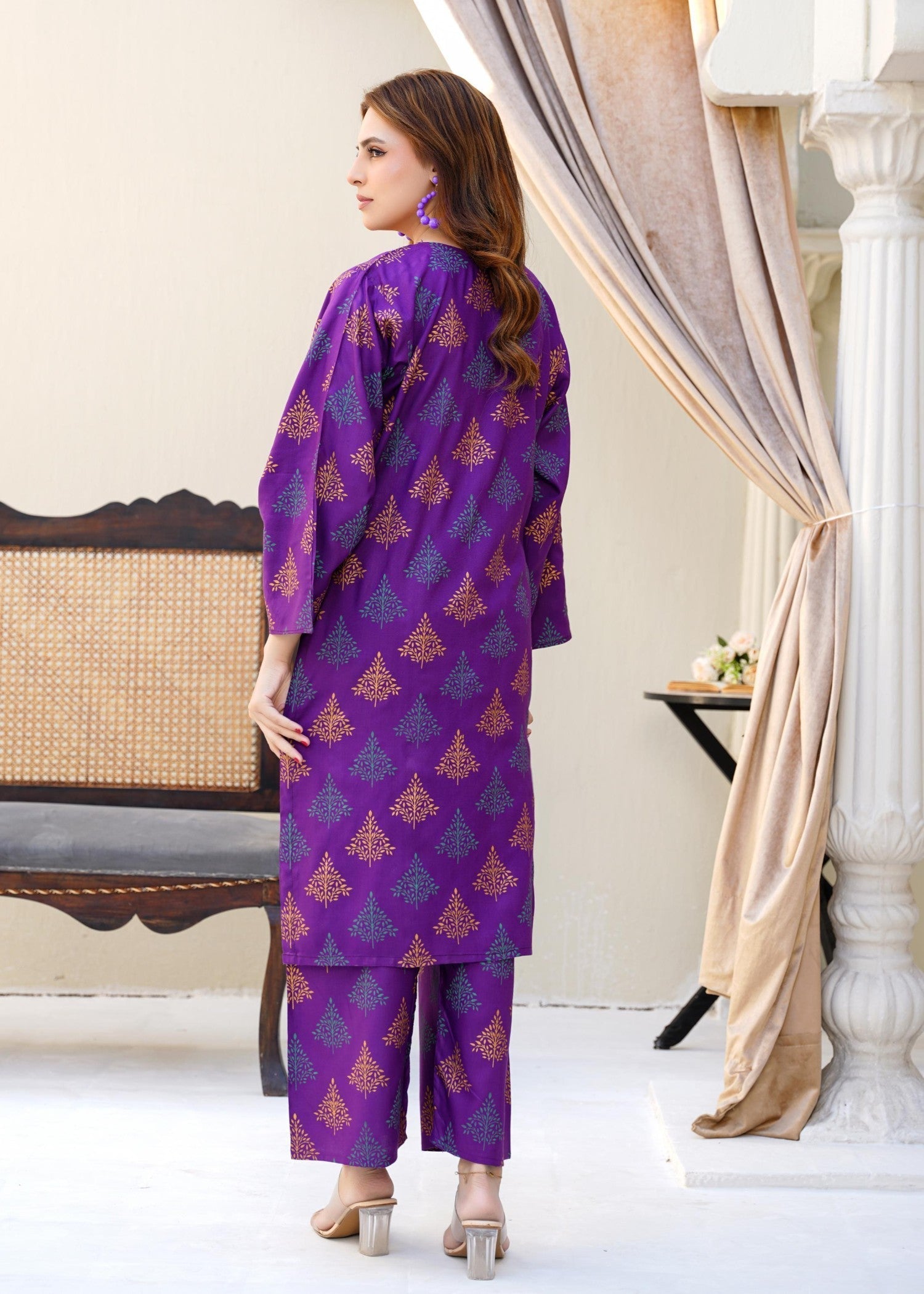 Chaudhary Arts Ethan Purple Women 2pcs