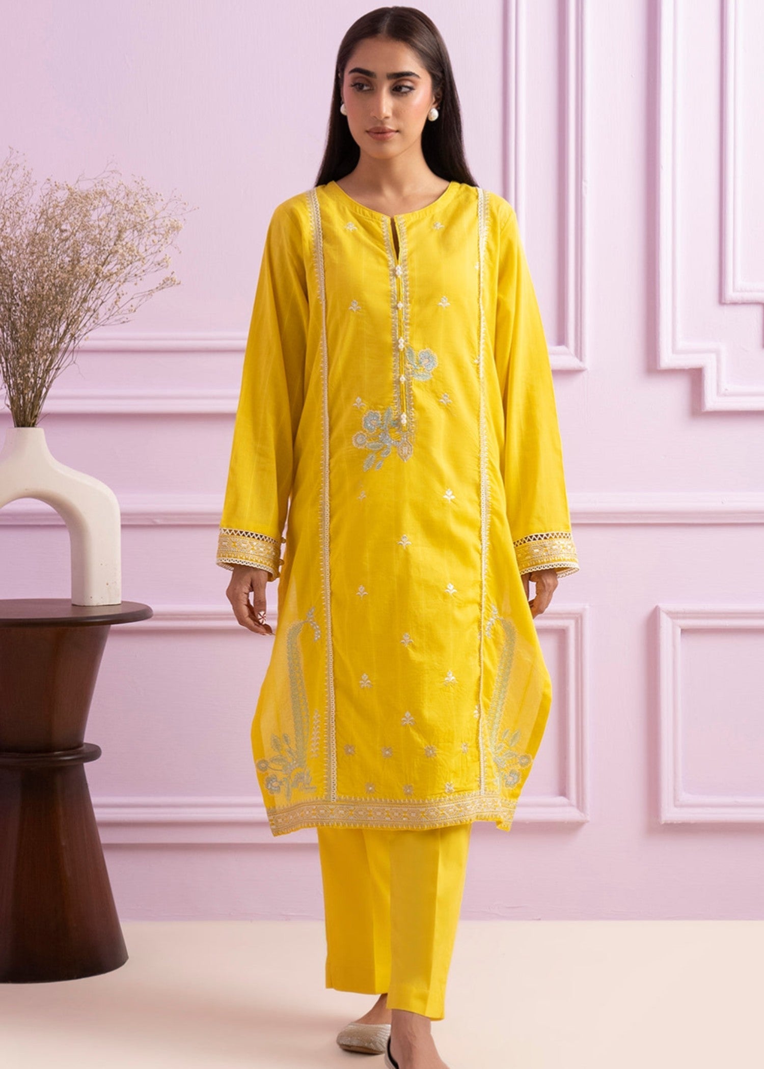 Zellbury WPS2422092 Yellow Women 2pcs