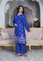 Hamna Kalim GULNAR BLUE Women 2pcs
