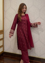 Tawakal Closet Alizeh Pop Garnet Women 2pcs