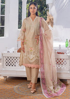 Sajfi Closet Luxury Cotton Stitched for Women | Beige Women 3pcs