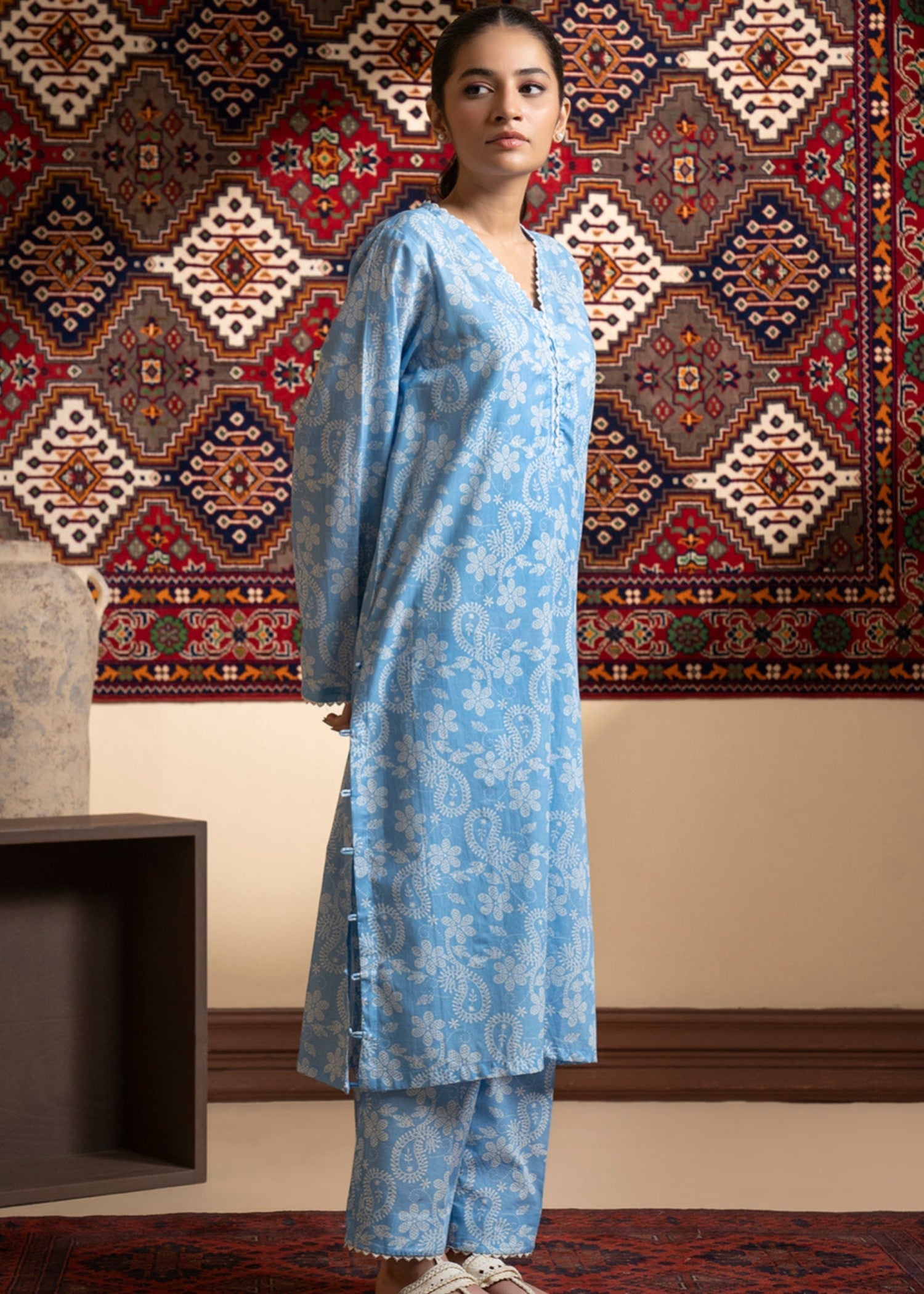 Zellbury WPS2522294 Sky Blue Women 2pcs