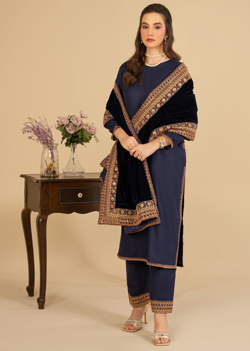 Momin Online Azure Women 3pcs