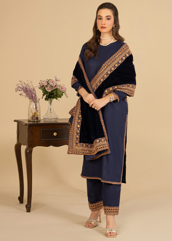 Momin Online Azure Women 3pcs