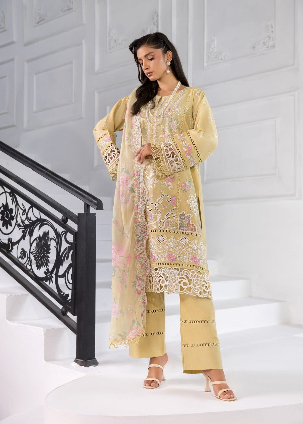 Bin Tayyab (BT006220 LMN) Women 3pcs