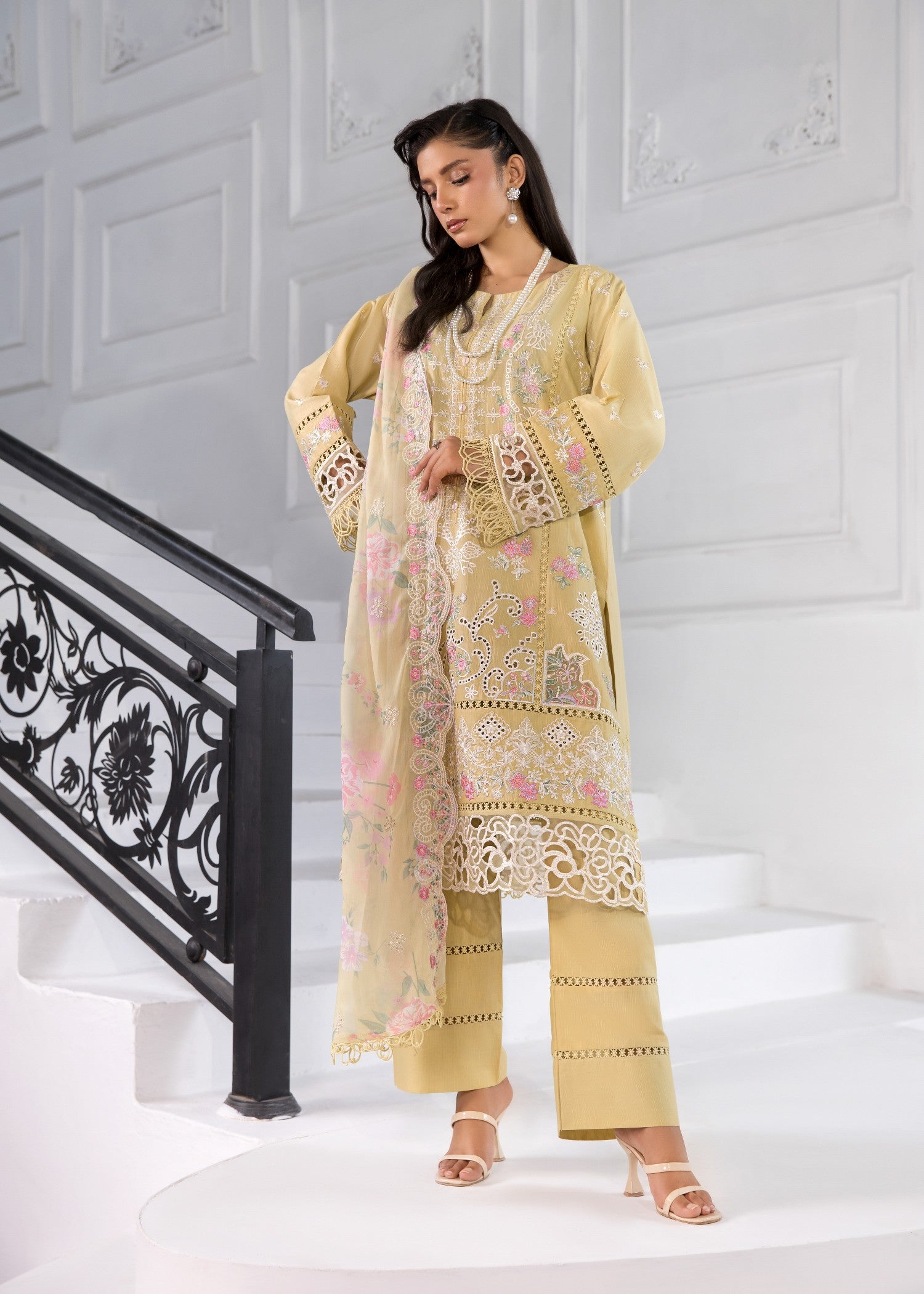 Bin Tayyab (BT006220 LMN) Women 3pcs