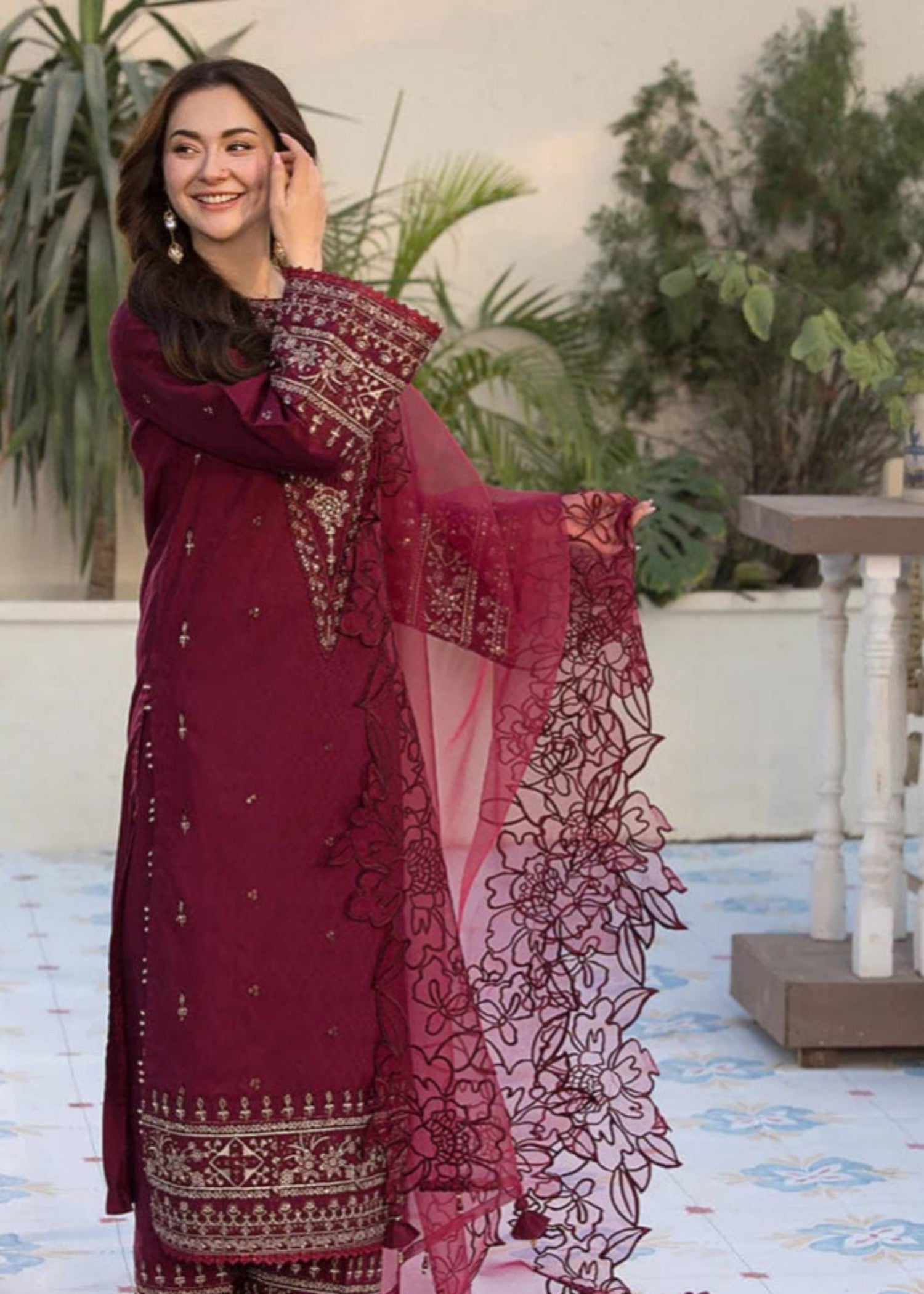 Tehzeeb Libas ZAREEN EMBROIDERED Women 3pcs