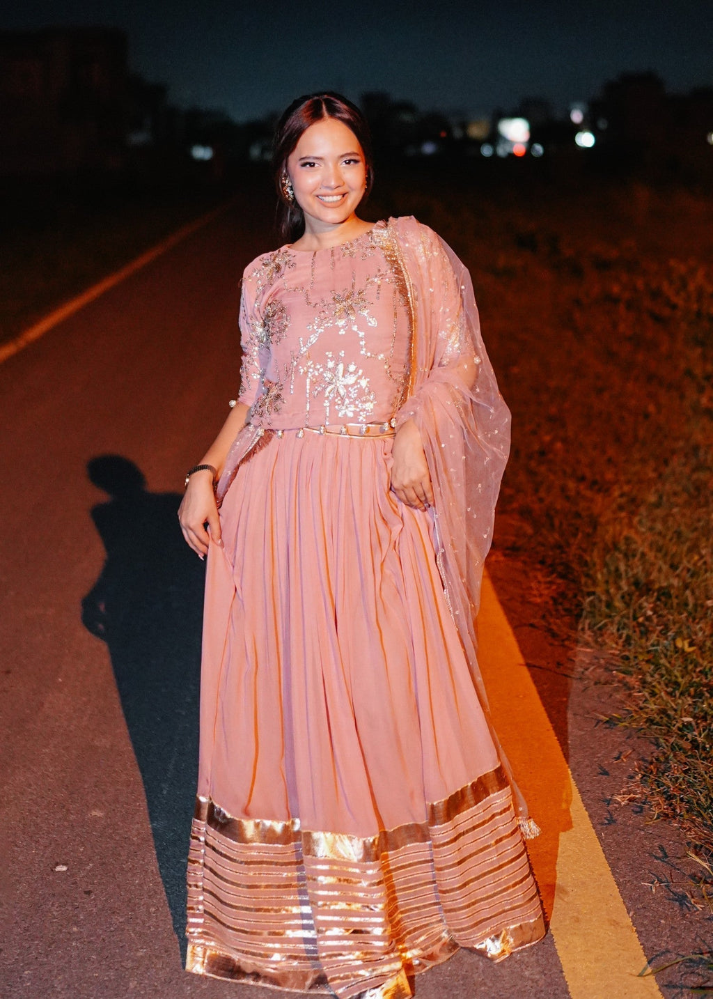 Fashion Trends 4 U Fatima's lehenga Women 3pcs