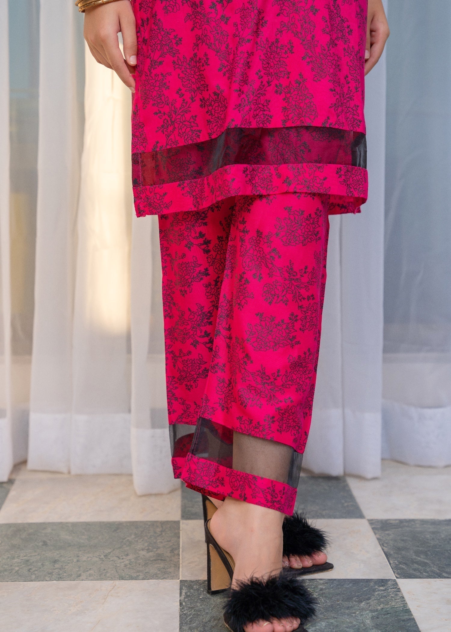 B.K Clothings Pink Aura Women 2pcs