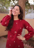 Tawakal Closet Stitched Petal Embroidery Women 2pcs