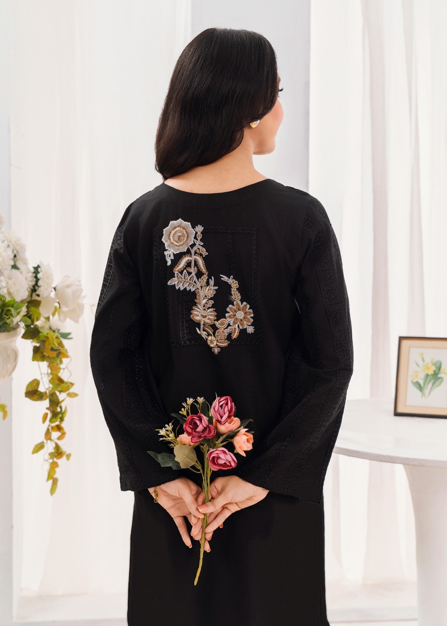 Sahibas By Mirza Nishat Black Women 2pcs