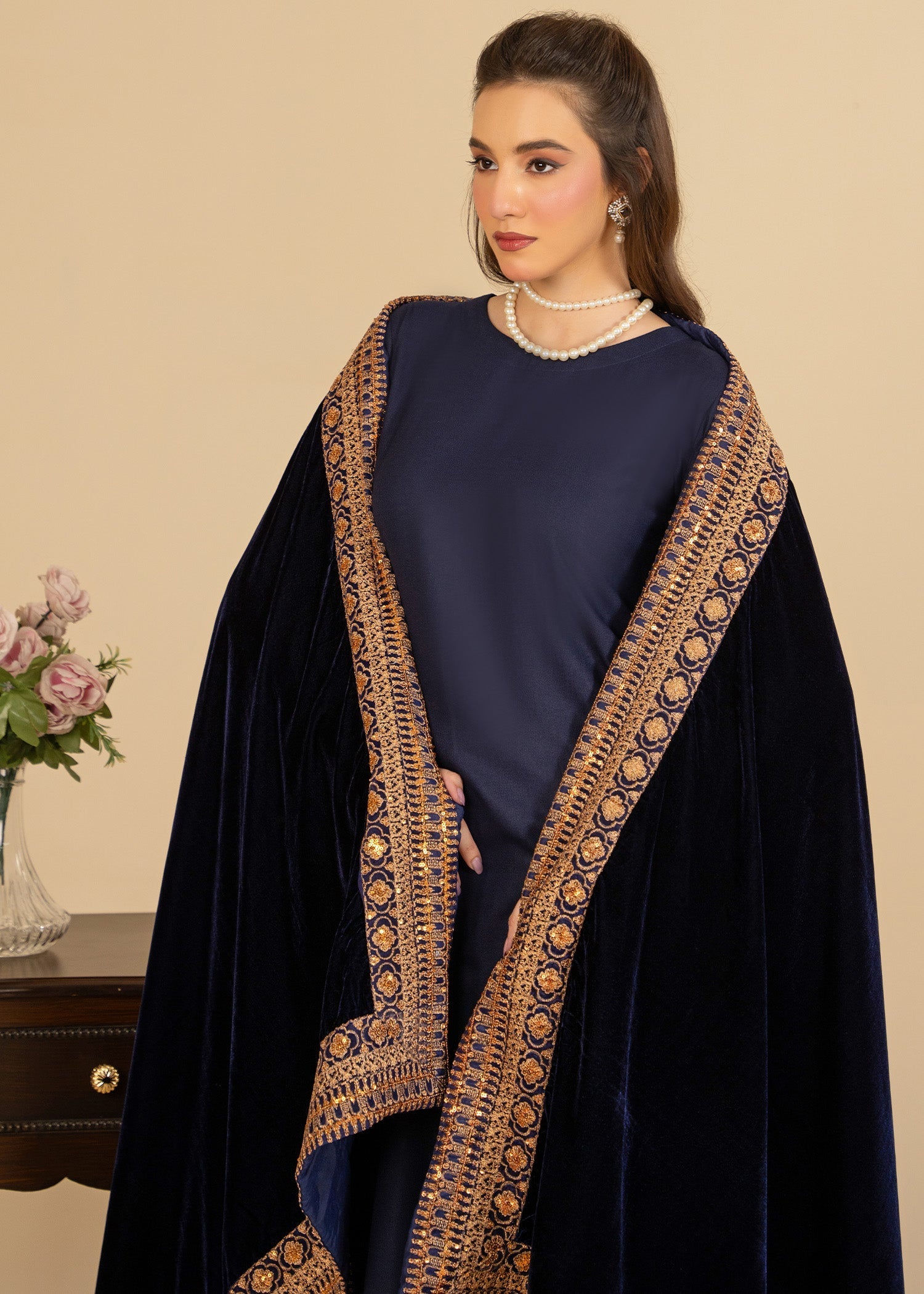 Momin Online Azure Women 3pcs