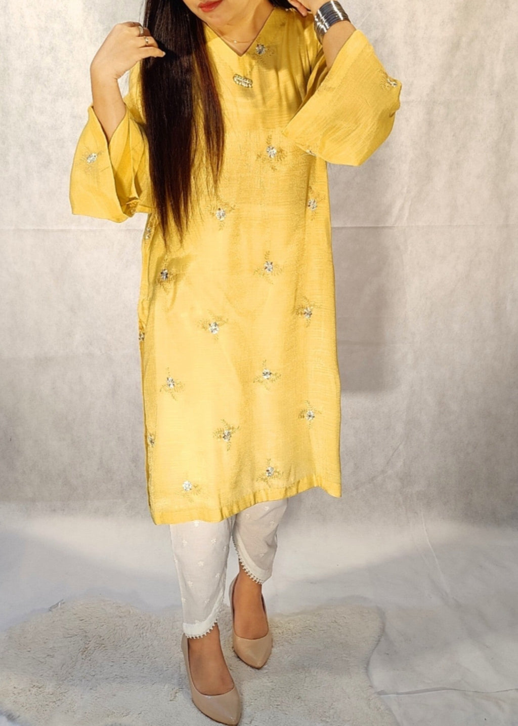 Taupash shirt yellow Women 1pcs