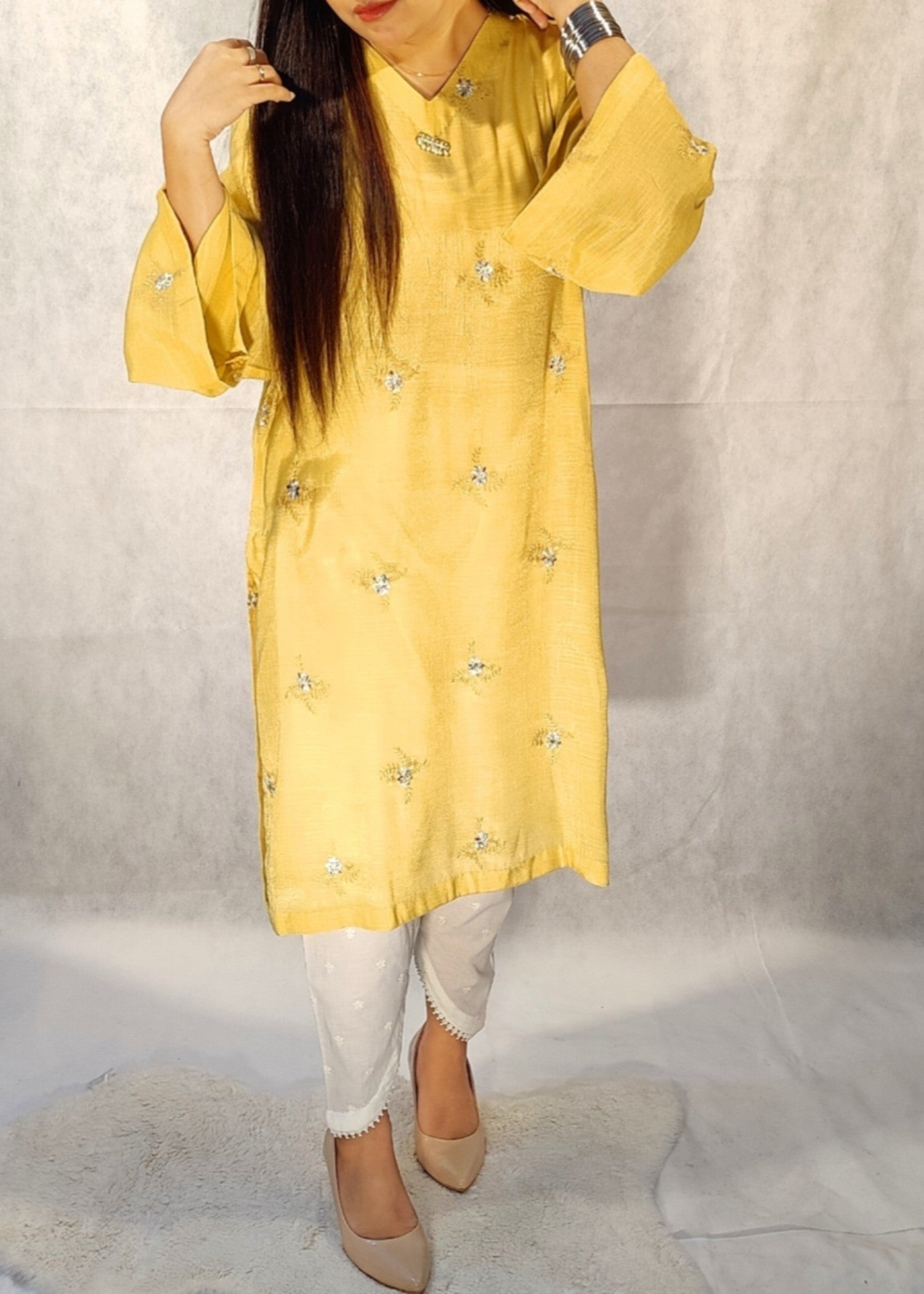 Taupash shirt yellow Women 1pcs