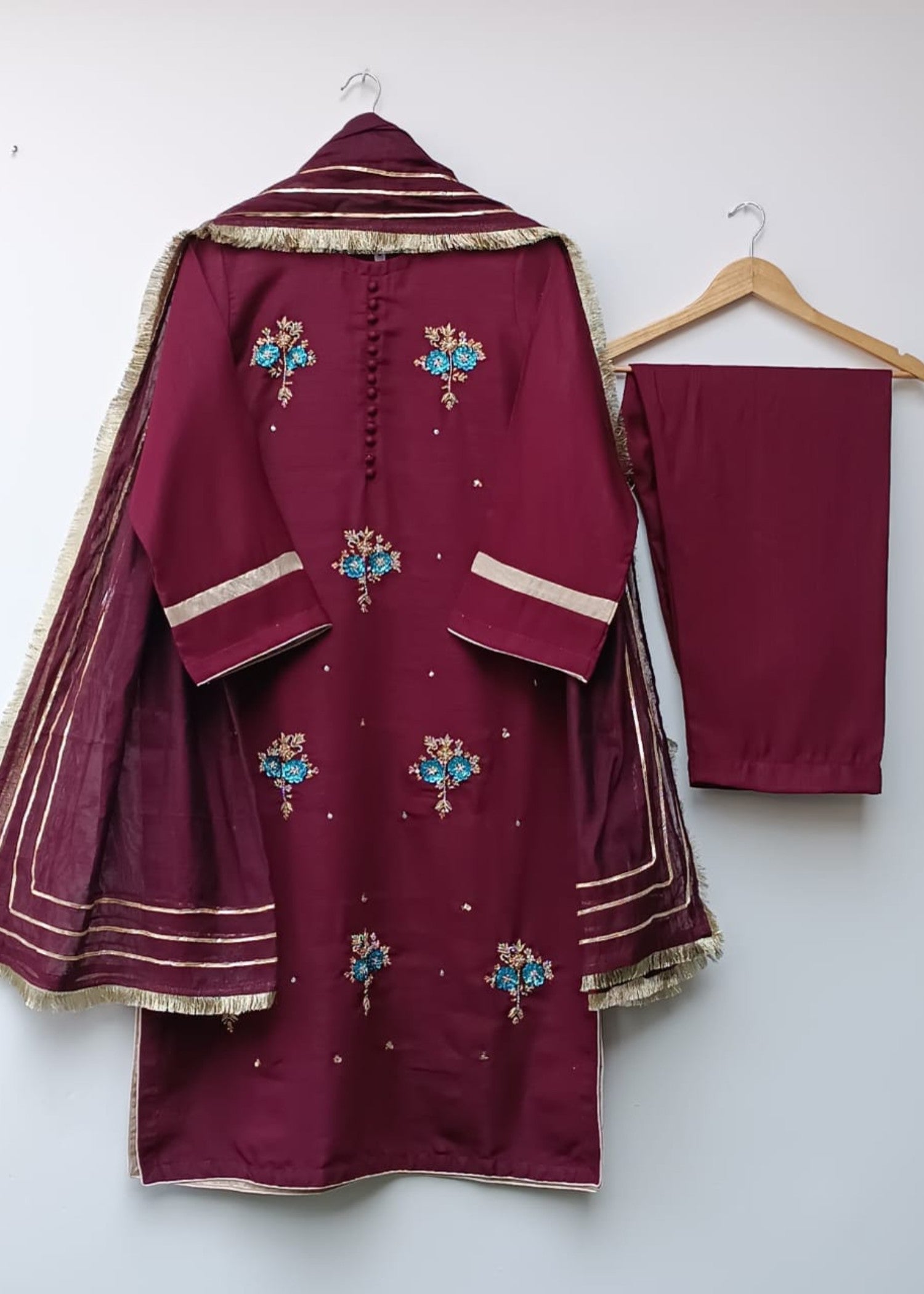 Lubana Store Esita 02 Maroon Women 3pcs