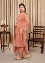 Four Season Boutique RUBBY SEQUENCE PEACH Women 3pcs