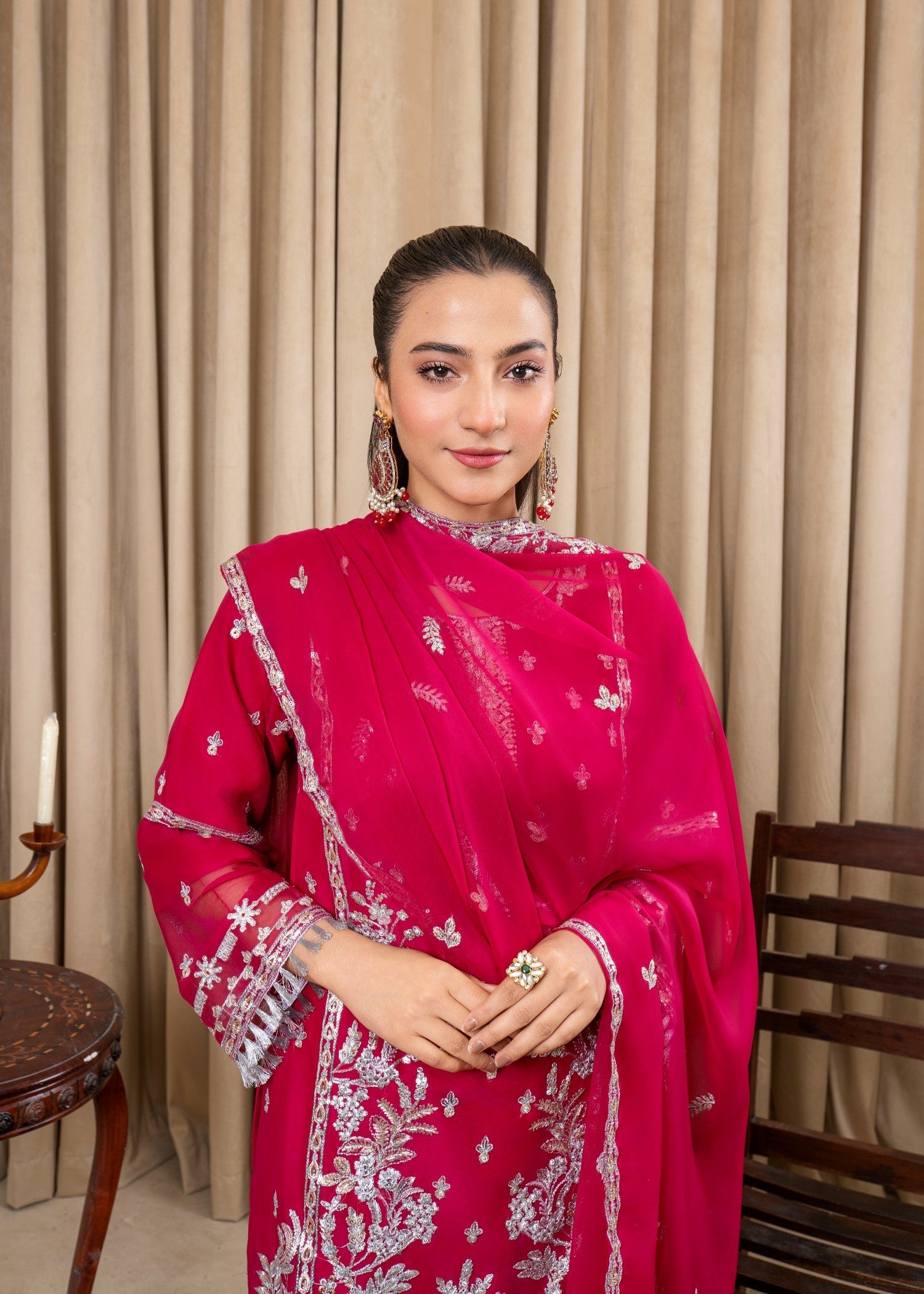 Four Season Boutique AFSHEEN HOTPINK Women 3pcs