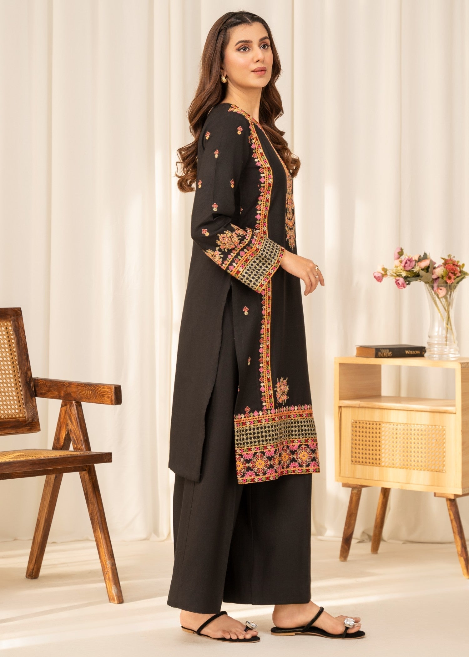 Sahibas By Mirza Dilruba Black Women 2pcs