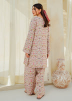 Divinely Crafted Women's Printed Cord Set Ivory Dreams Women 2pcs