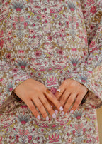 Divinely Crafted Women's Printed Cord Set Ivory Dreams Women 2pcs