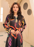 Tng (The Next Generation) Huroof Shirt | Crepe | Multi Women 1pcs