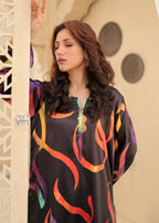 Tng (The Next Generation) Huroof Shirt | Crepe | Multi Women 1pcs