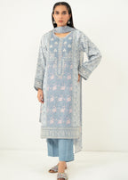 Zeen Stitched Embroidered Oak Silk Suit WZM34534 Women 3pcs