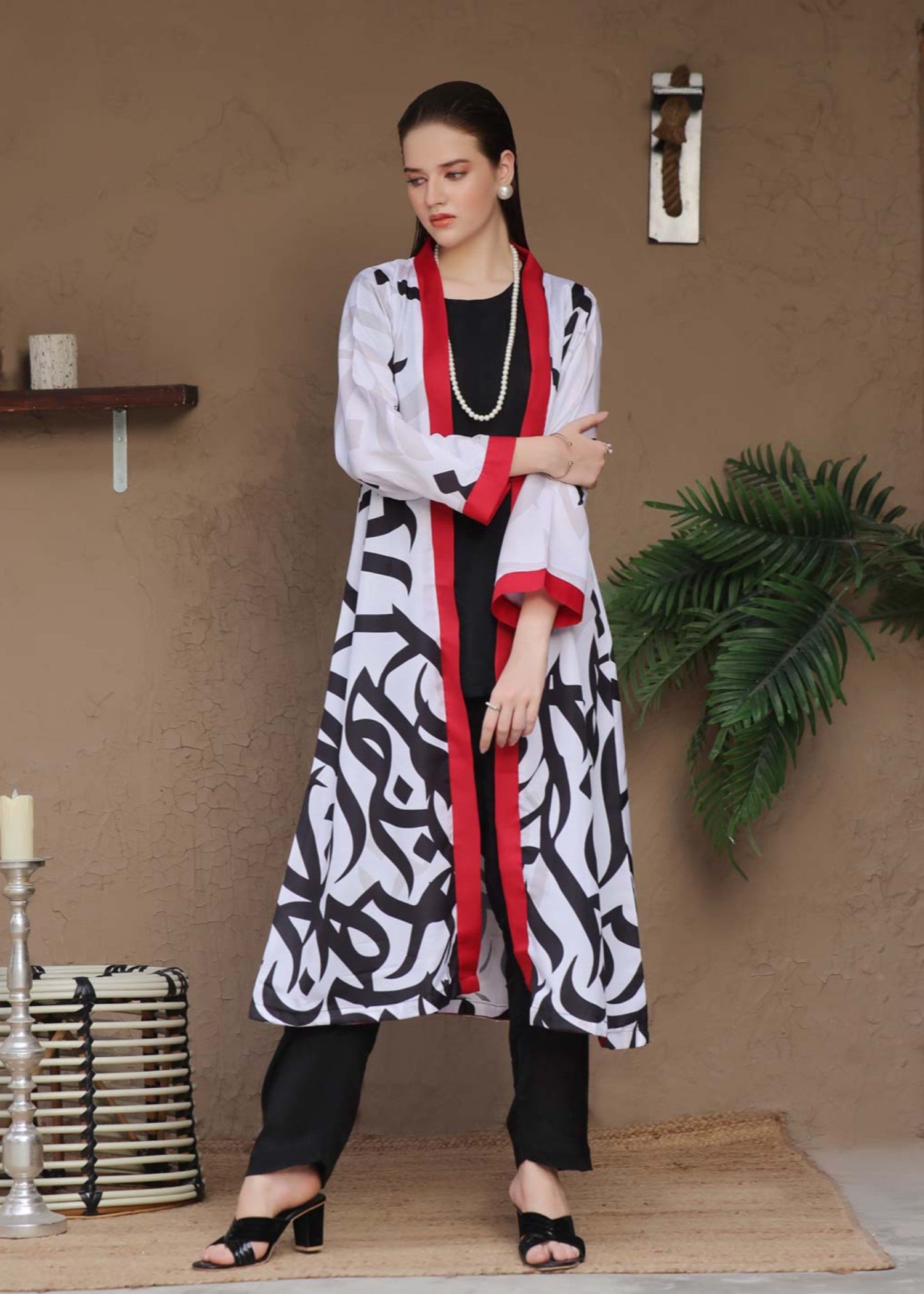 Tng (The Next Generation) Huroof Shrug | White Women 1pcs