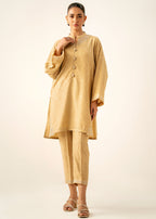 Zeen Stitched Embroidered Self Jacquard Suit WZM24225 Women 2pcs