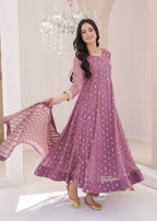 Ayesha Closet sundus lavender Women 3pcs
