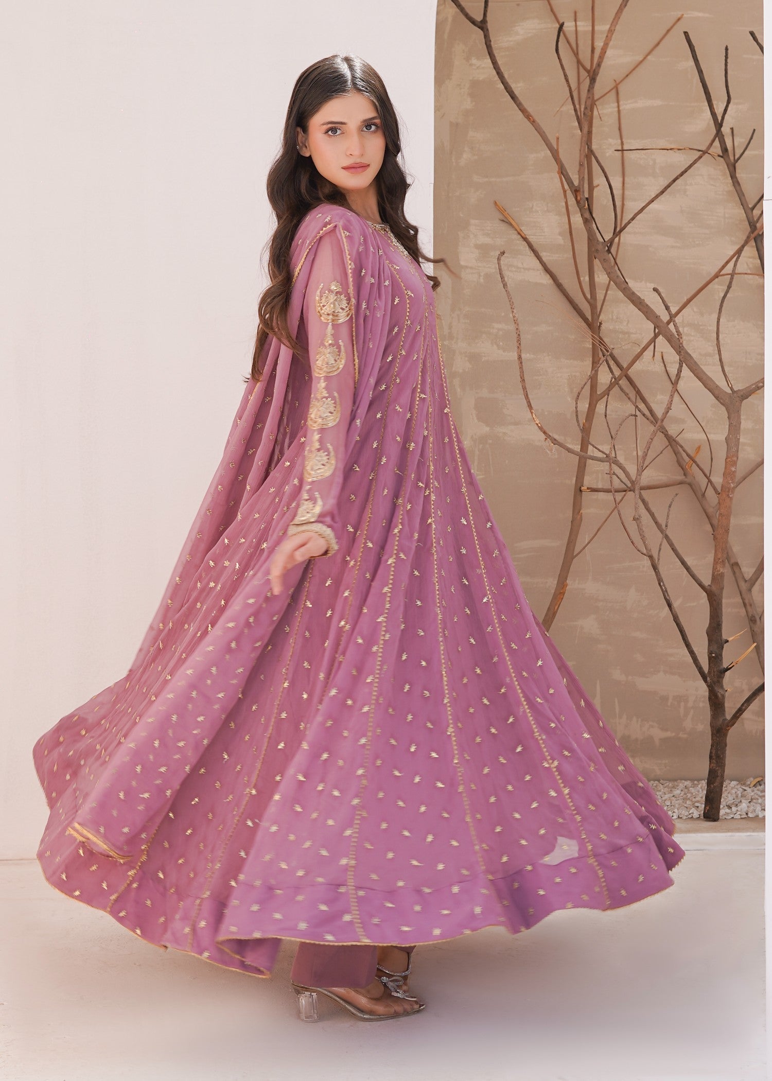 Ayesha Closet surtaal lavender Women 3pcs
