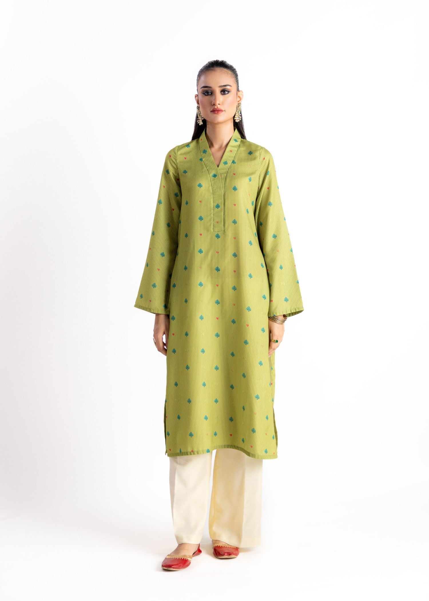 Daak & Co. Sabz Kurta Women 1pcs