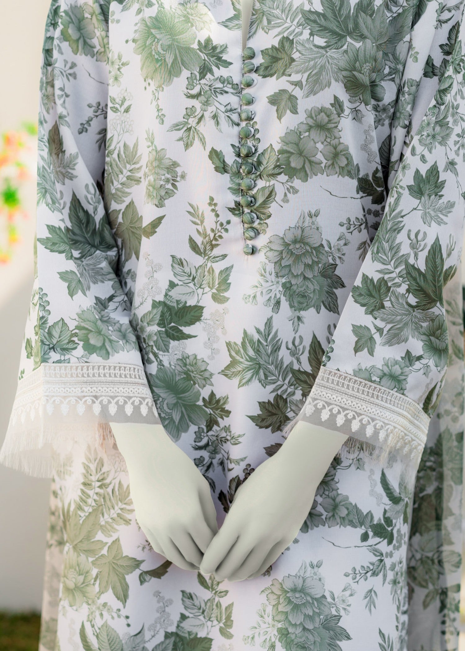 Zaira and Mahnoor Forest suit Women 3pcs