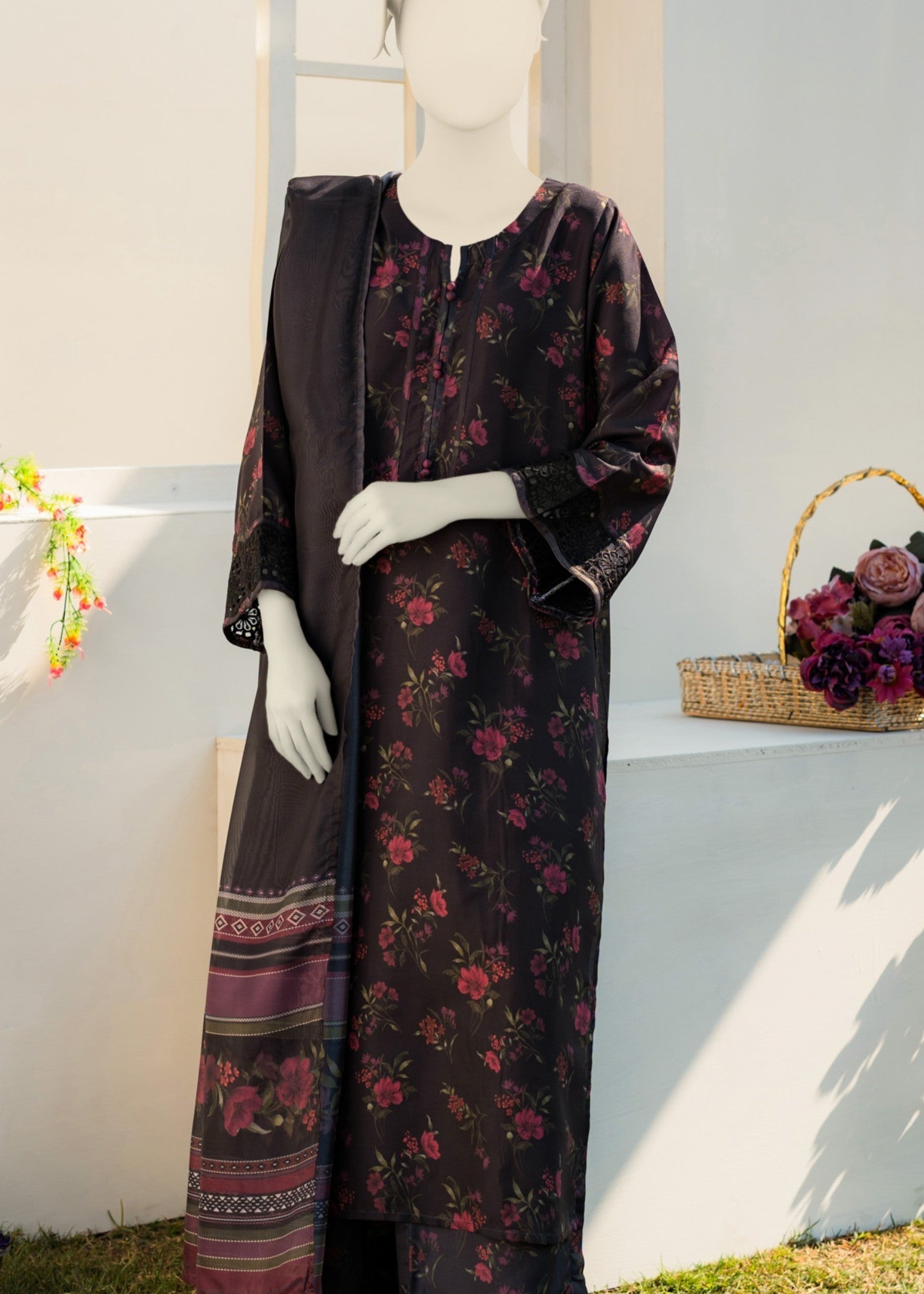 Zaira and Mahnoor Jazmine suit Women 3pcs
