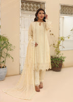 Umer Aayan CREAM BONITA Women 3pcs