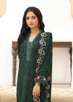 Umer Aayan BOTTLE GREEN BONITA Women 3pcs