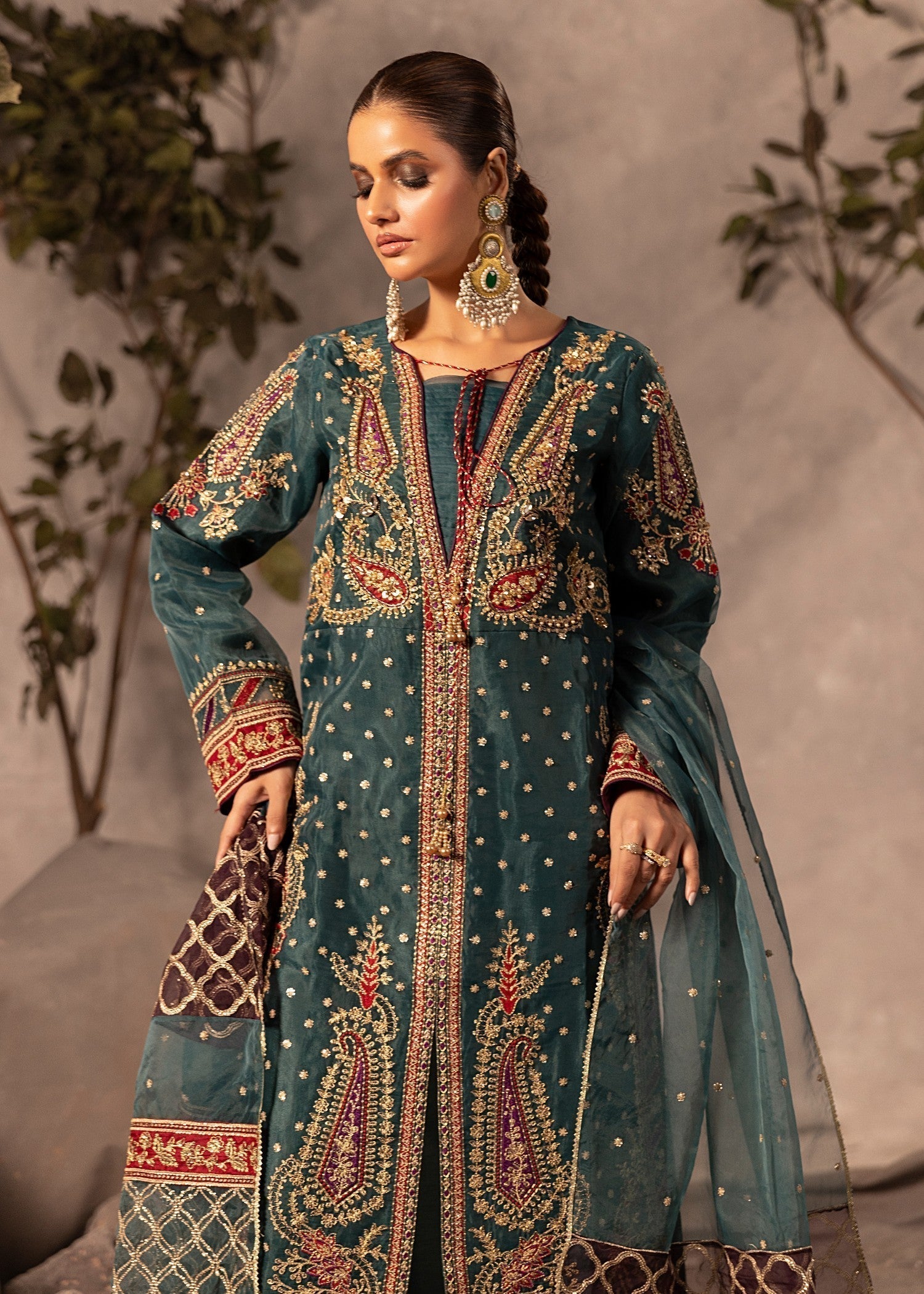 Diara Couture ZURI US 582 TEAL Women 4pcs