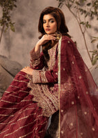 Diara Couture SHAHNOOR US 493 PLUM Women 3pcs
