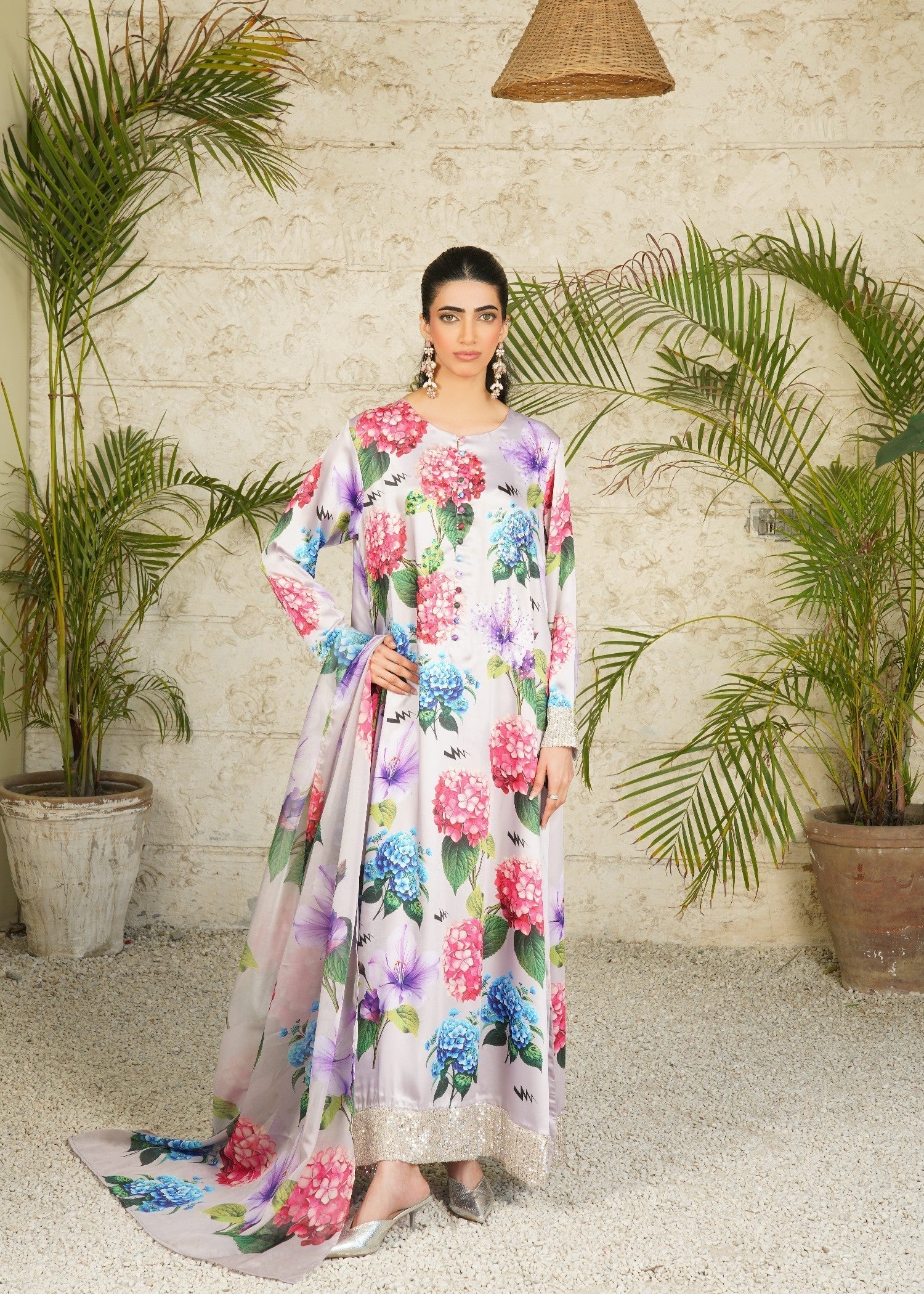 Stitch Vibes Celeste Floraison Dress Women 3pcs