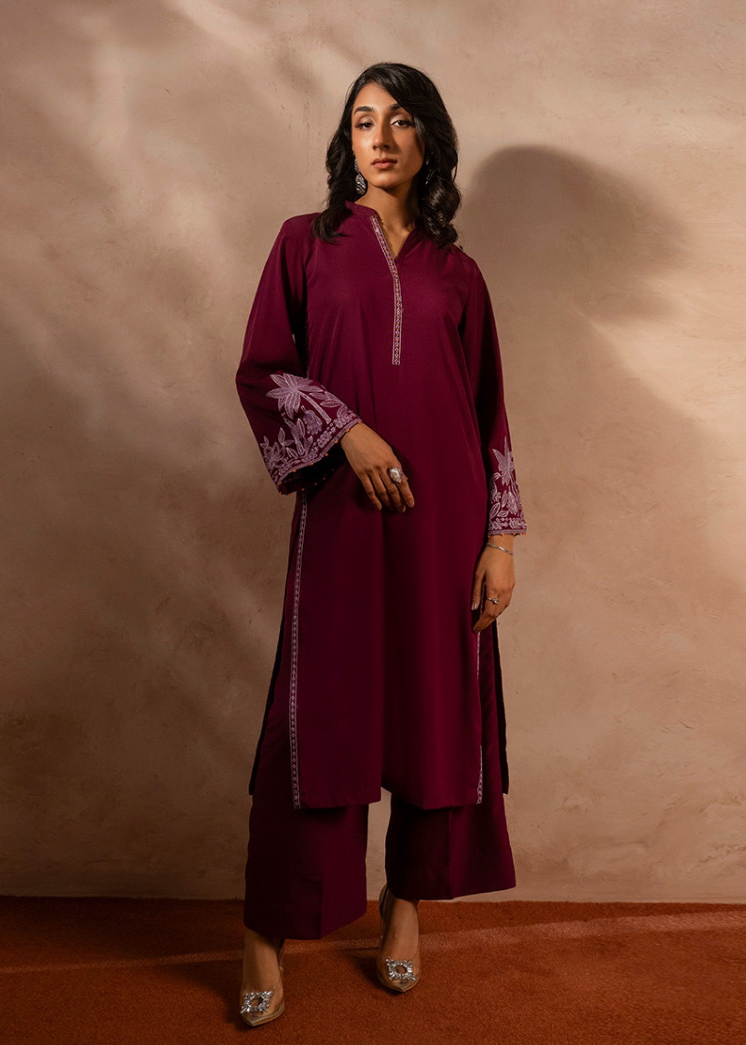 Kross Kulture Crepe Solid Suit KE 01452 ST Women 2pcs