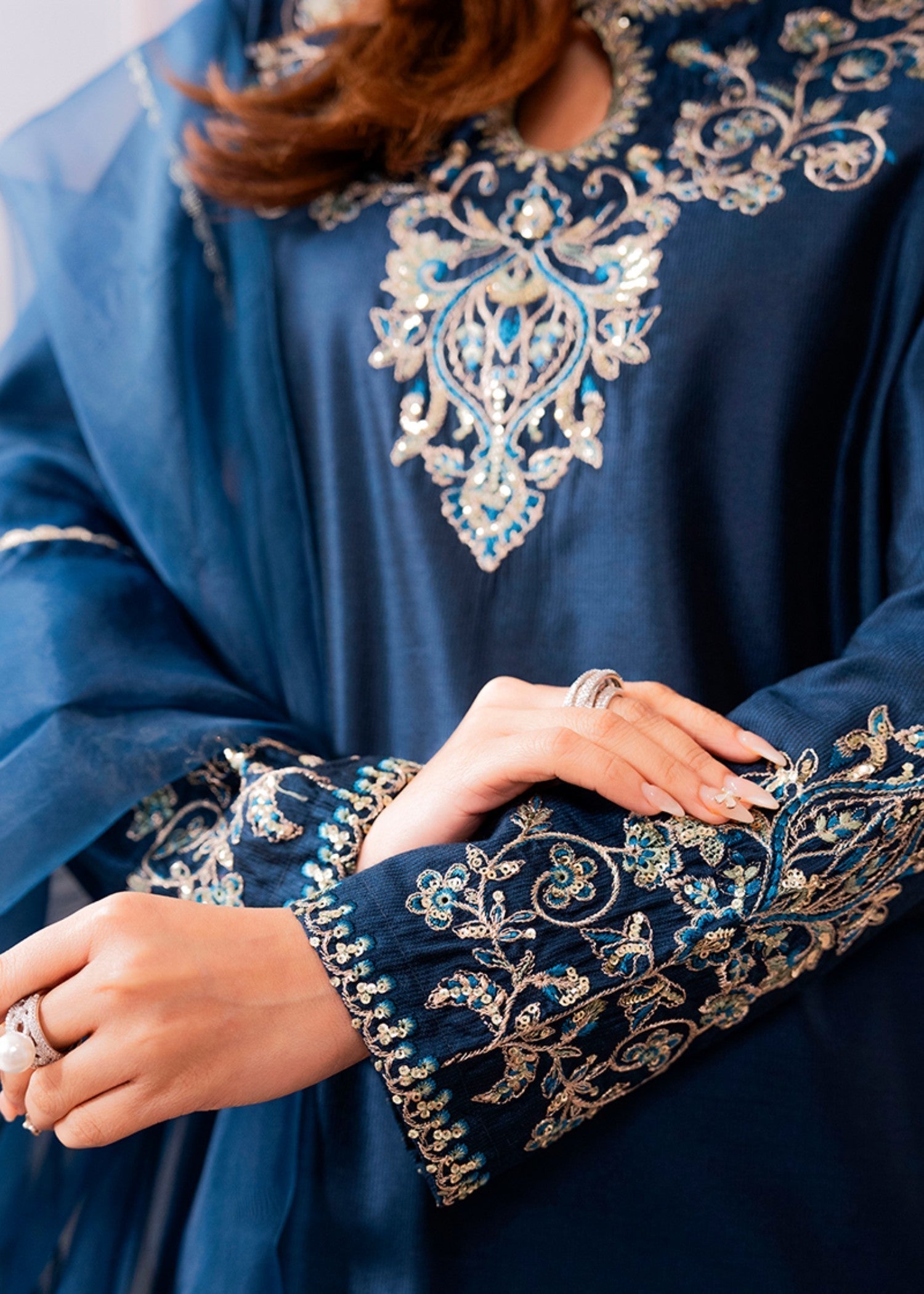 Kross Kulture Embroidered Lawn Suit 01706 Women 3pcs