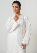 Zeen Stitched Embroidered Poplin Chikankari Top WLM15299 Women 1pcs