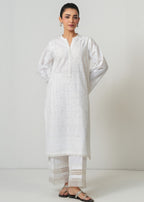 Zeen Stitched Embroidered Poplin Chikankari Top WLM15304 Women 1pcs